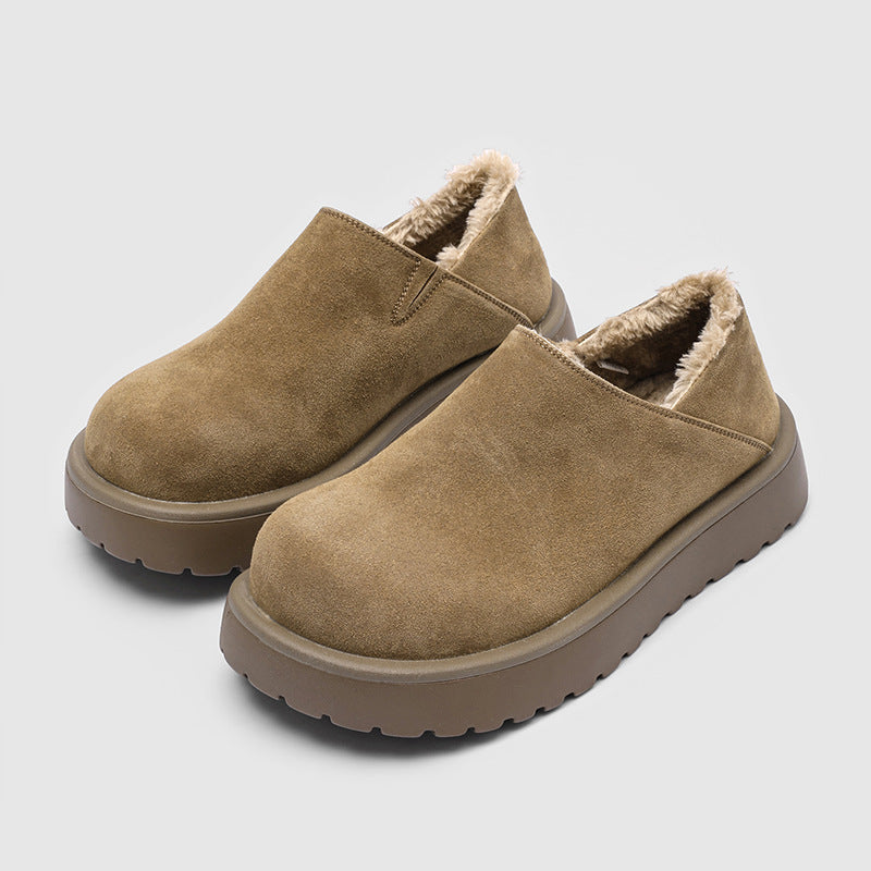 Weston | Faux Fur Lined Loafers with Wide Toe Box for Men