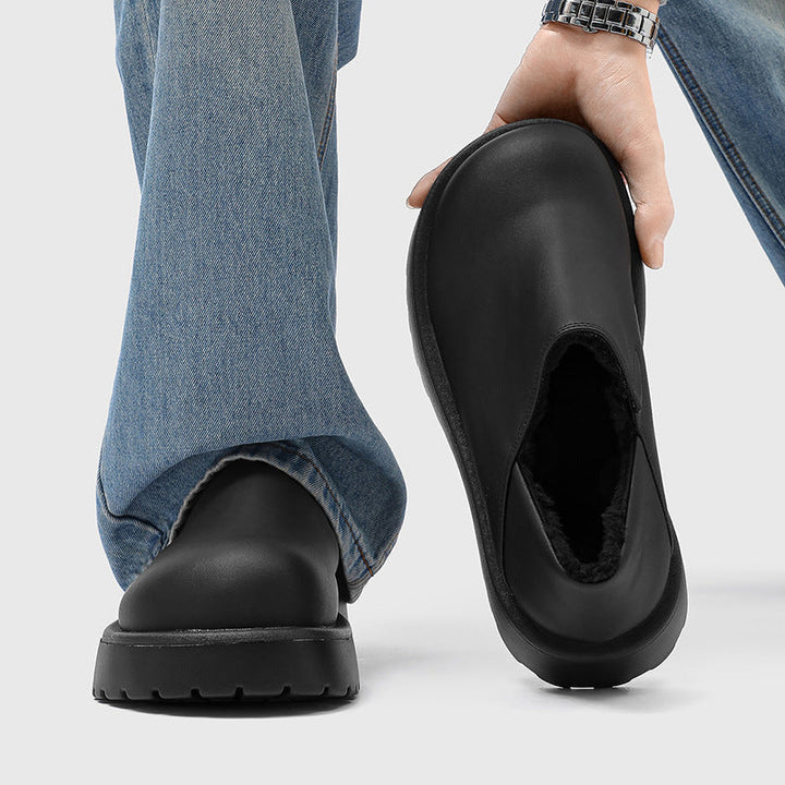 Weston | Faux Fur Lined Loafers with Wide Toe Box for Men