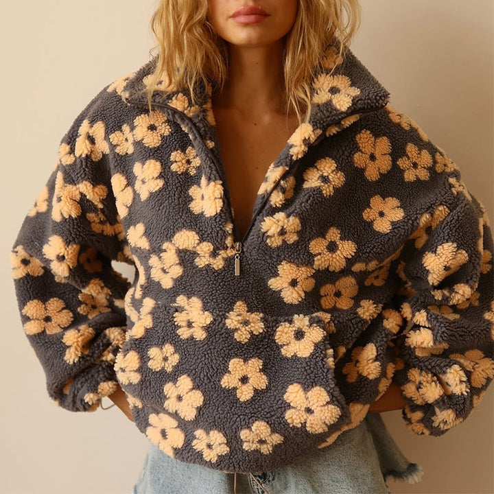 Suzan - Floral Print Sweater