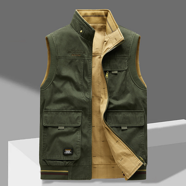 Miles | Everyday Utility Vest with Practical Pocket Layout for Men