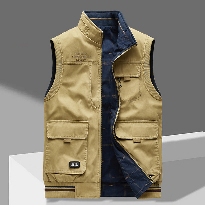 Miles | Everyday Utility Vest with Practical Pocket Layout for Men