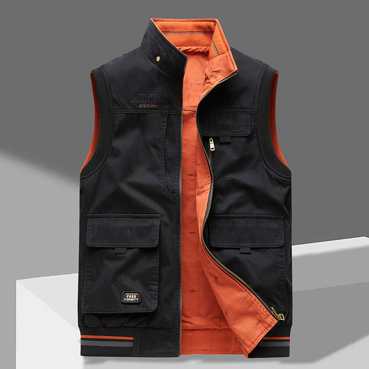 Miles | Everyday Utility Vest with Practical Pocket Layout for Men
