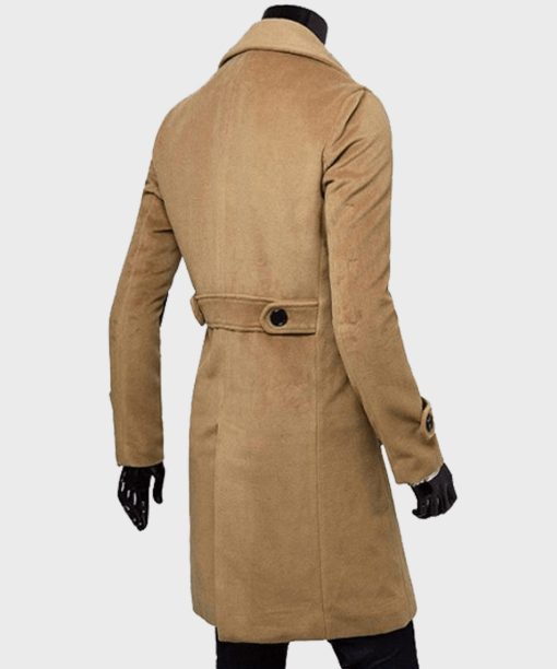 Double-Buttoned Wool Coat