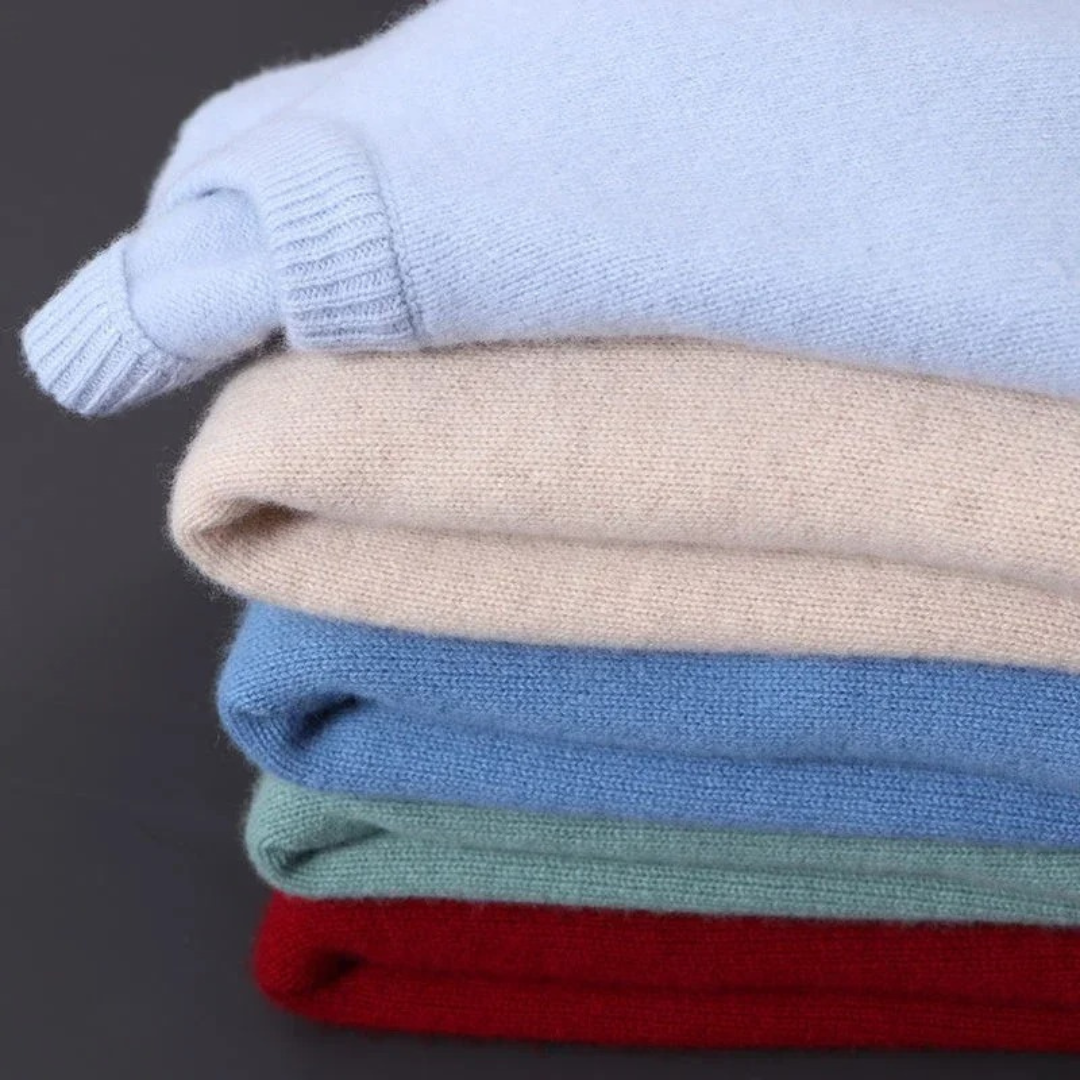 Noah | Cashmere Crew Neck Sweater with Refined Finish for Men
