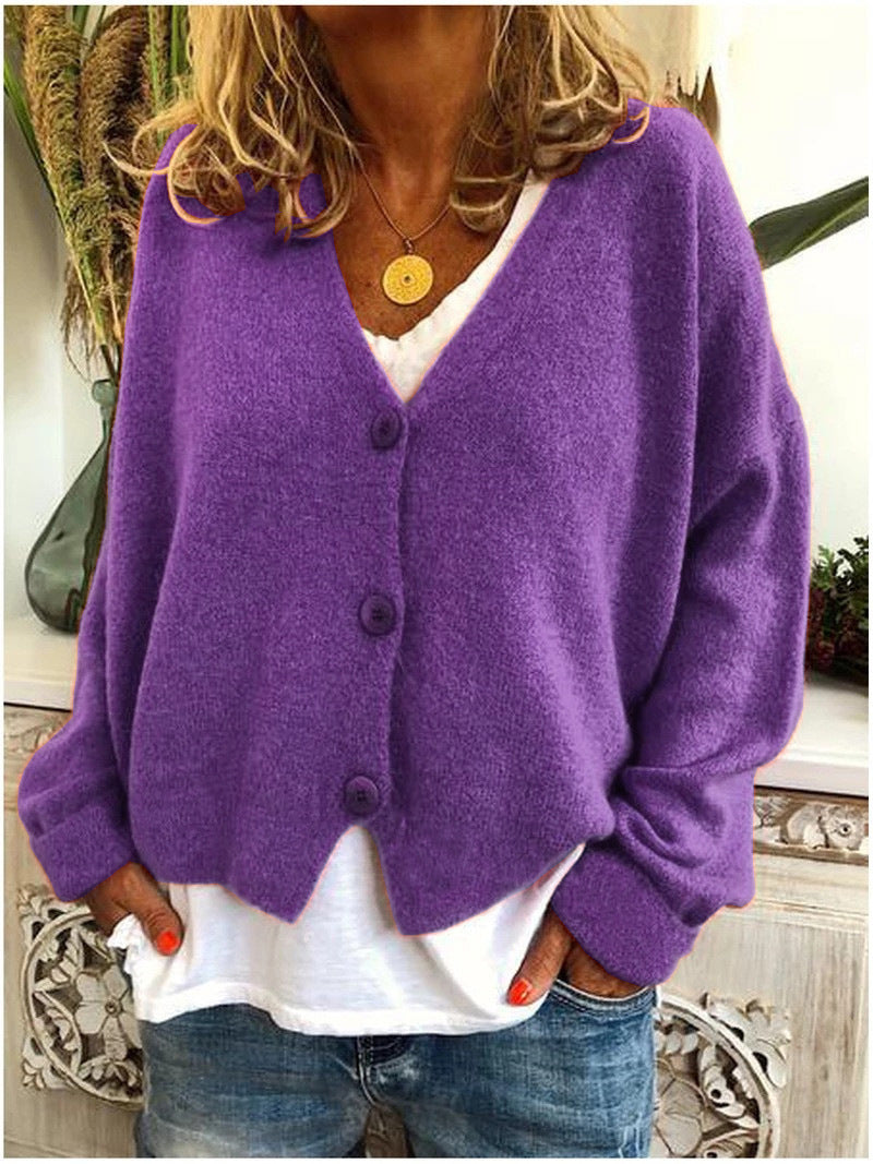 Elowyn | Soft Open-Front Cardigan with Relaxed Drape for Women