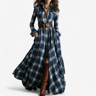 Timeless Checkered Maxi Barboteau