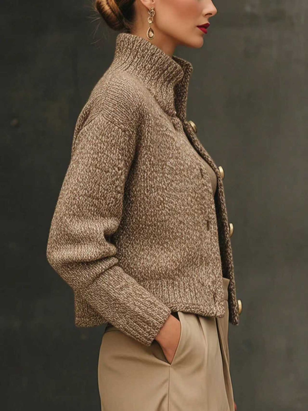 Isadora | Tailored Wool Blend Jacket with Refined Finish for Women