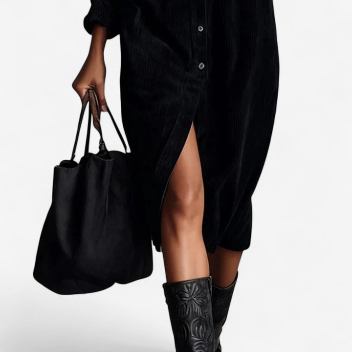 Anastacia Midi Ample In Corduroy