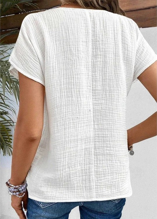 Dita - Top With Collar And Buttons