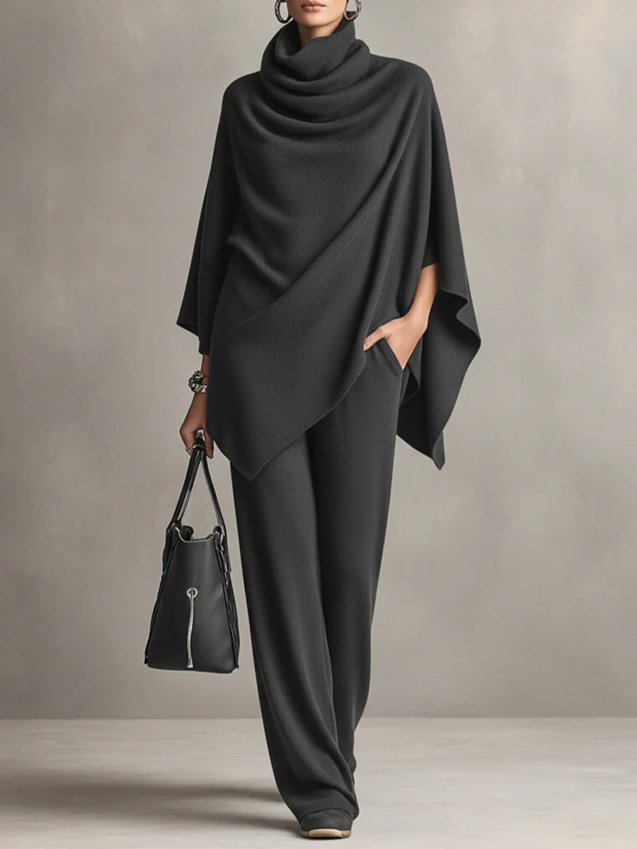 Celeste | Draped Two Piece Set with Flowing Modern Lines for Women