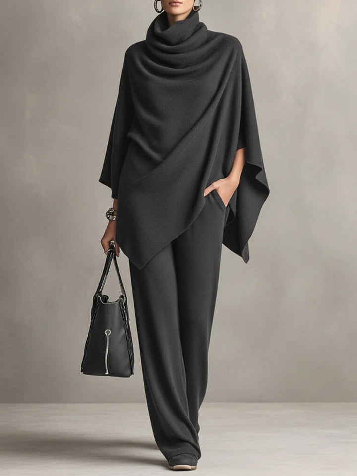 Celeste | Draped Two Piece Set with Flowing Modern Lines for Women