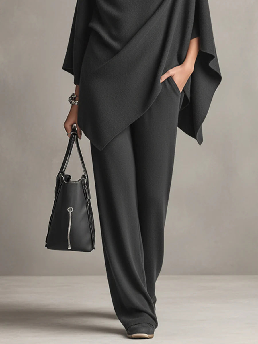Celeste | Draped Two Piece Set with Flowing Modern Lines for Women
