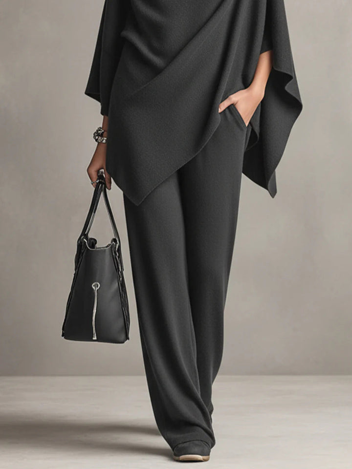 Celeste | Draped Two Piece Set with Flowing Modern Lines for Women