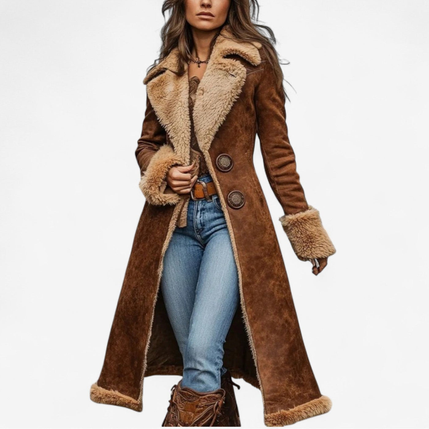 Guylène Soft Fur Coat