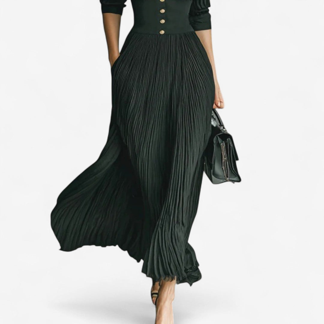 Carine Maxi Pleated
