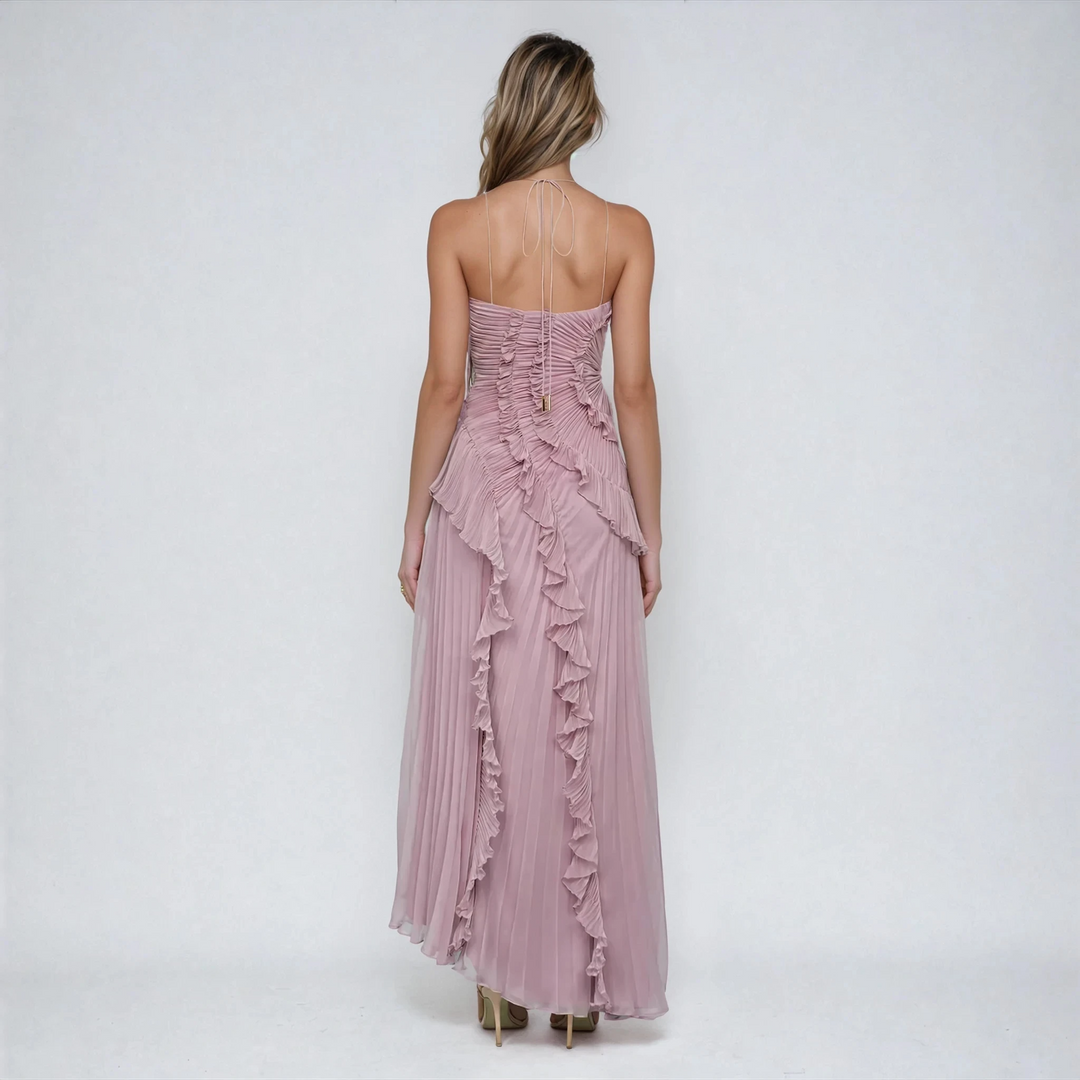 Dree - Custom Sleeveless Halter Dress