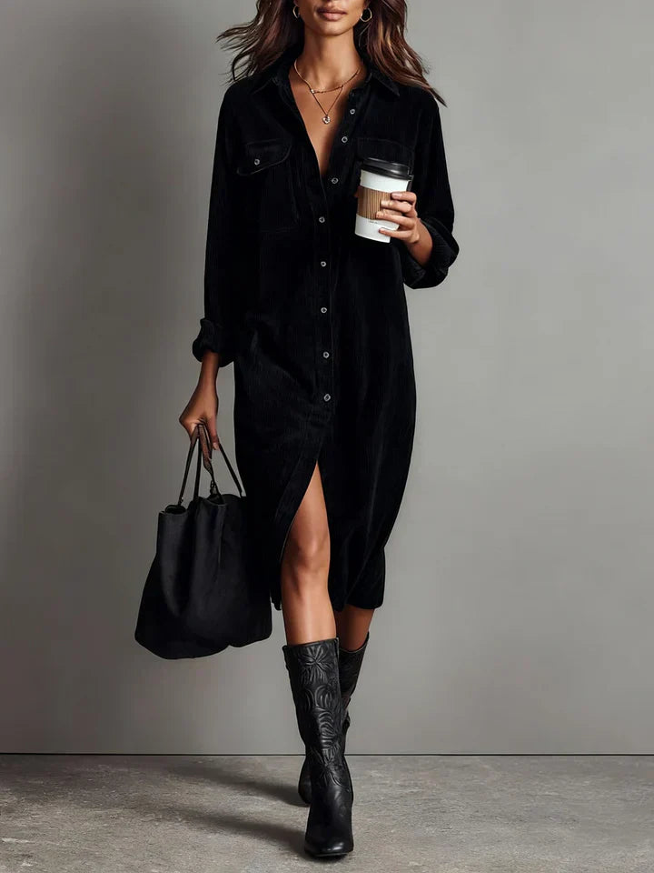 Elegant Casual Dress With A Relaxed Fit
