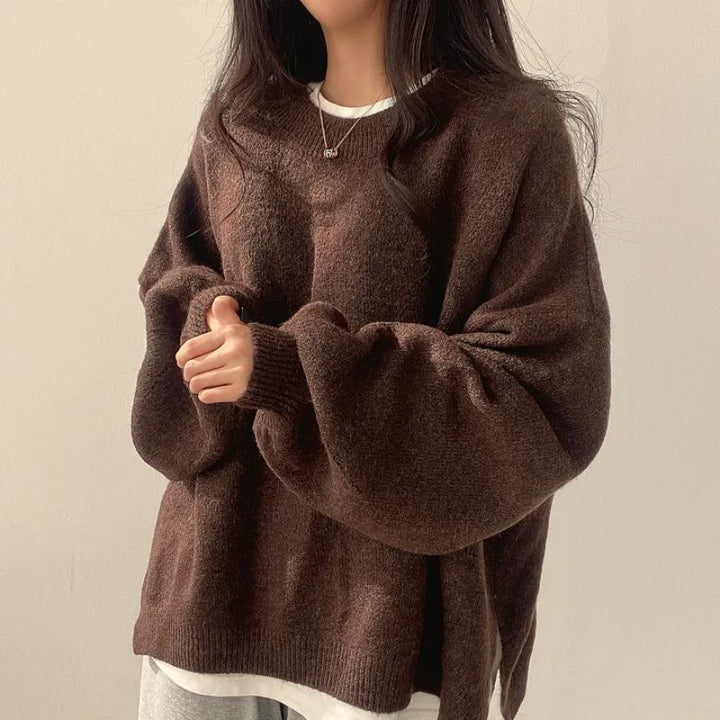 Cindy | Cosy Oversized Knit Sweater with One Size Comfort for Women