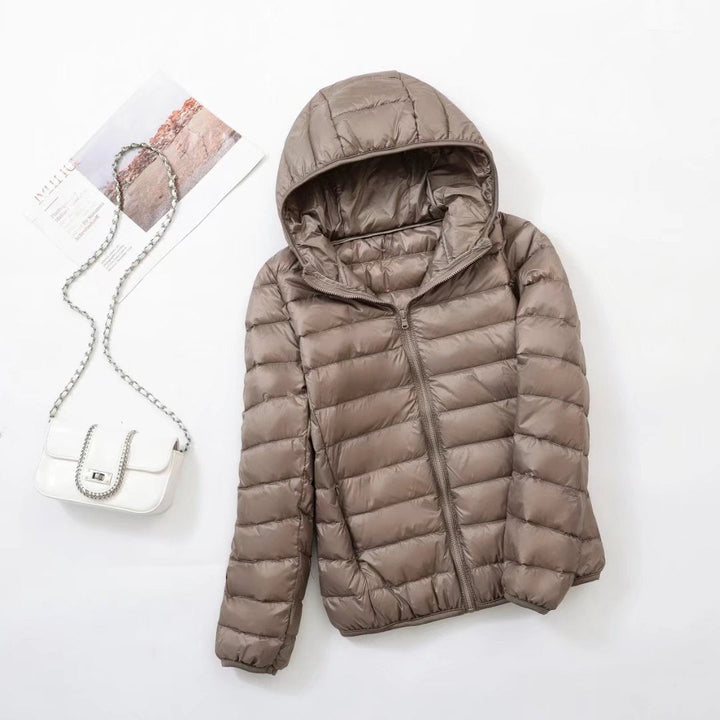 Liyanna | Lightweight Hooded Puffer Jacket in Extended Sizes for Women