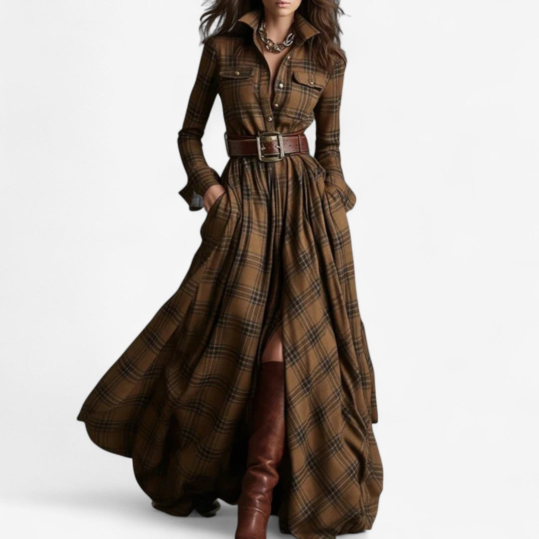Brynlee - Checked Dress