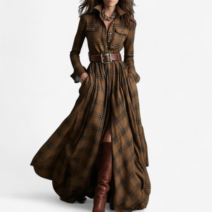 Brynlee - Checked Dress