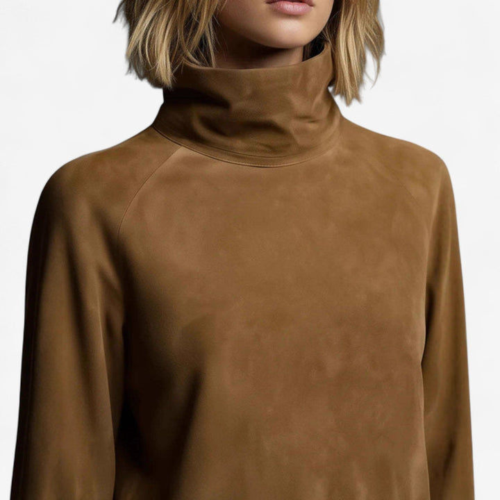Tania Mini Dress With High Neck