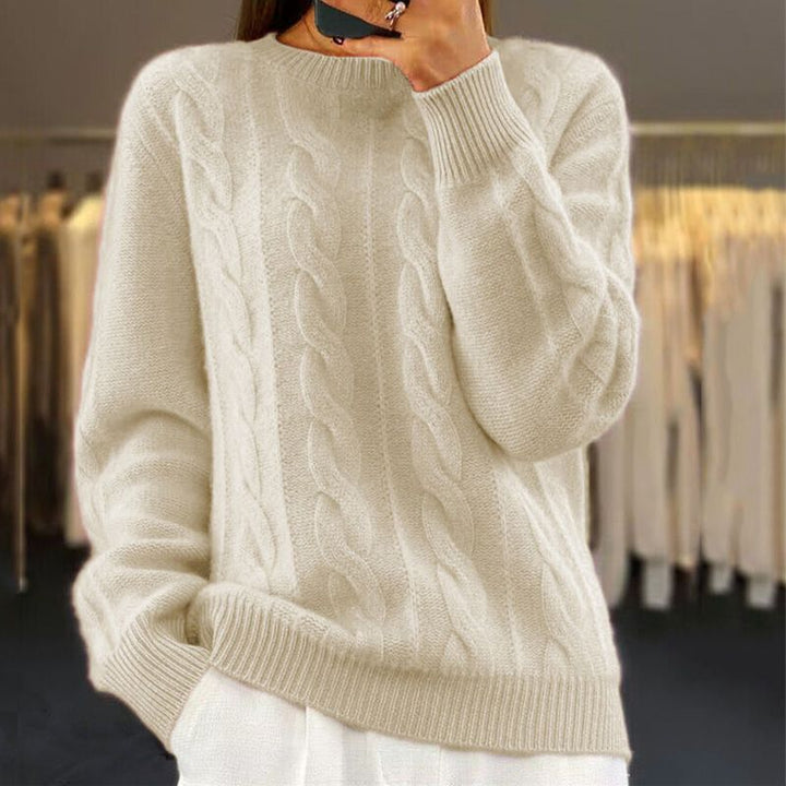 Odessa | Elegant Soft Knit Winter Sweater with Graceful Line for Women