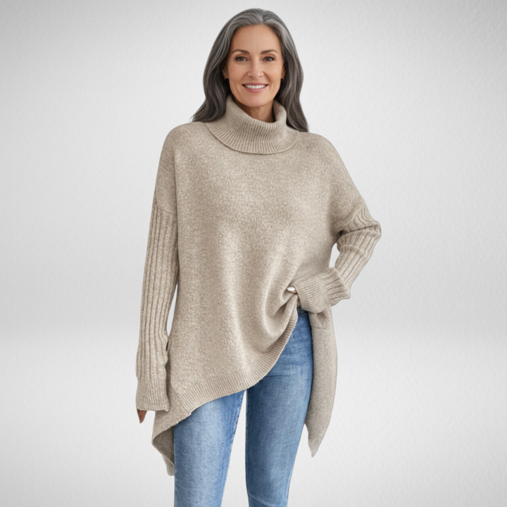 Isabelle - Cozy Asymmetrical Sweater