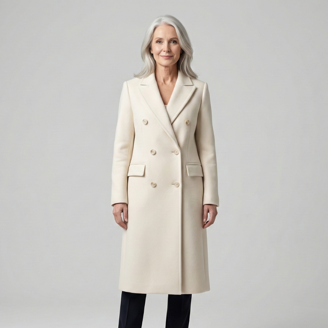Jolie | Longline Coat with Softly Tailored Structure for Women