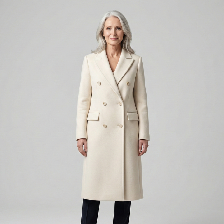 Jolie | Longline Coat with Softly Tailored Structure for Women