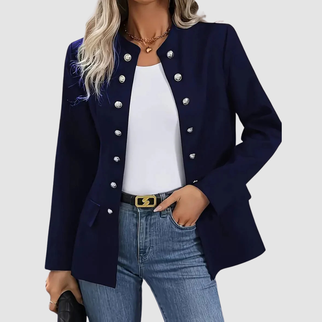 Xanthe | Tailored Blazer with Soft Structure and Button Front for Women