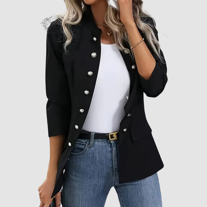 Xanthe | Tailored Blazer with Soft Structure and Button Front for Women
