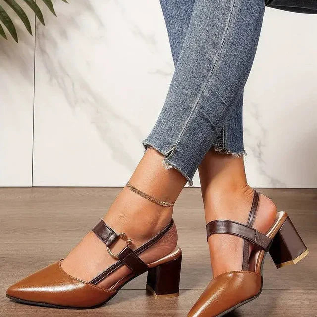 Nerys | Block Heel Shoes with Cushioned Footbed and Support for Women