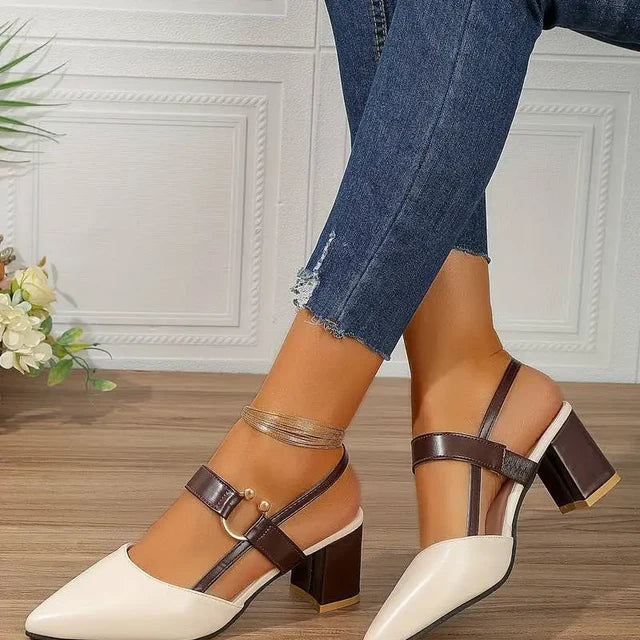 Nerys | Block Heel Shoes with Cushioned Footbed and Support for Women
