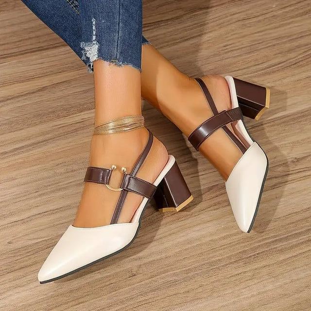 Nerys | Block Heel Shoes with Cushioned Footbed and Support for Women