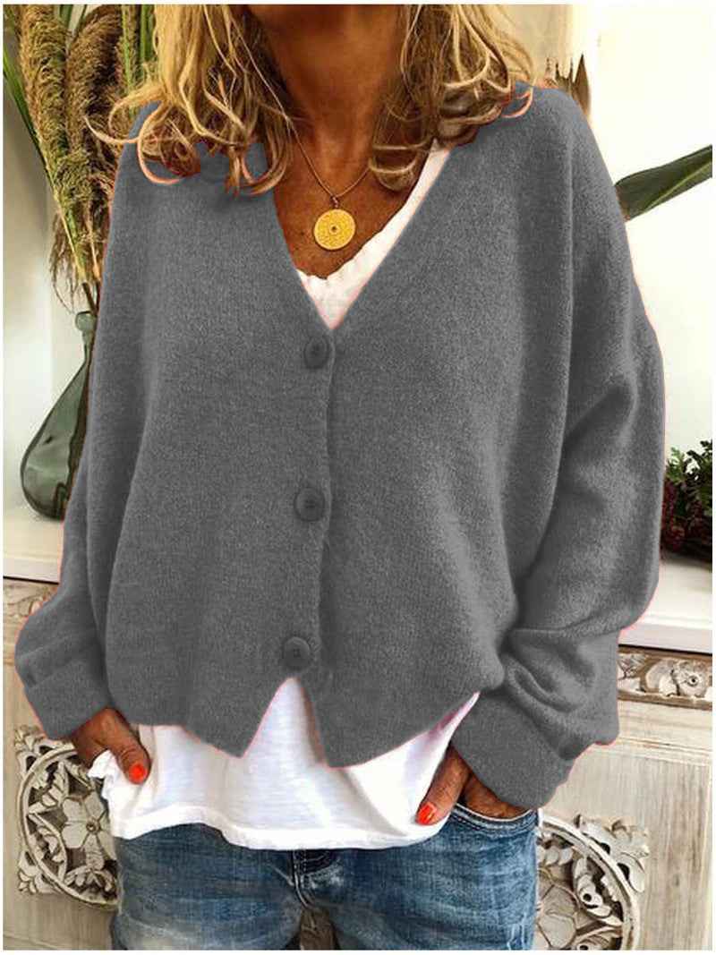 Elowyn | Soft Open-Front Cardigan with Relaxed Drape for Women