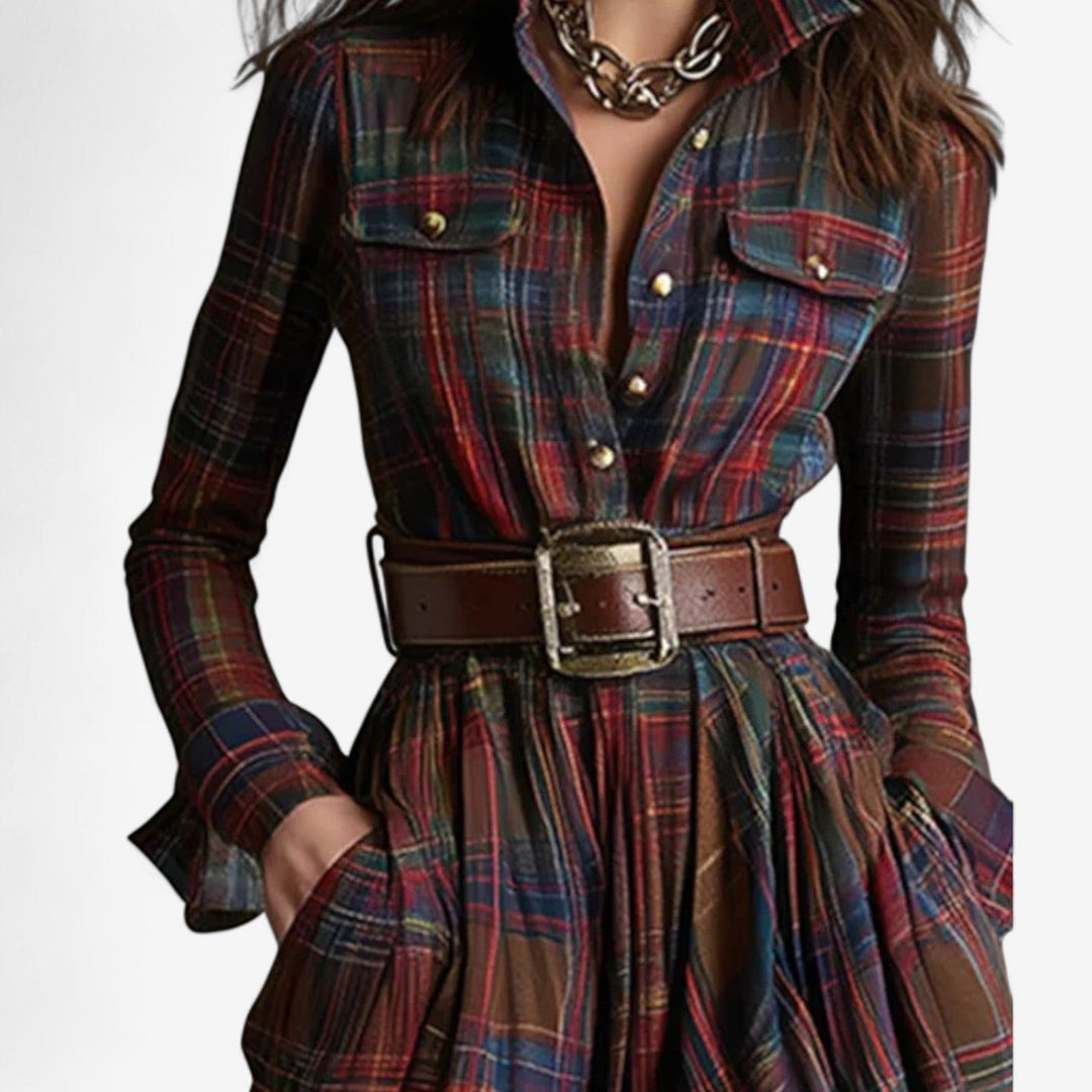 Brynlee - Checked Dress