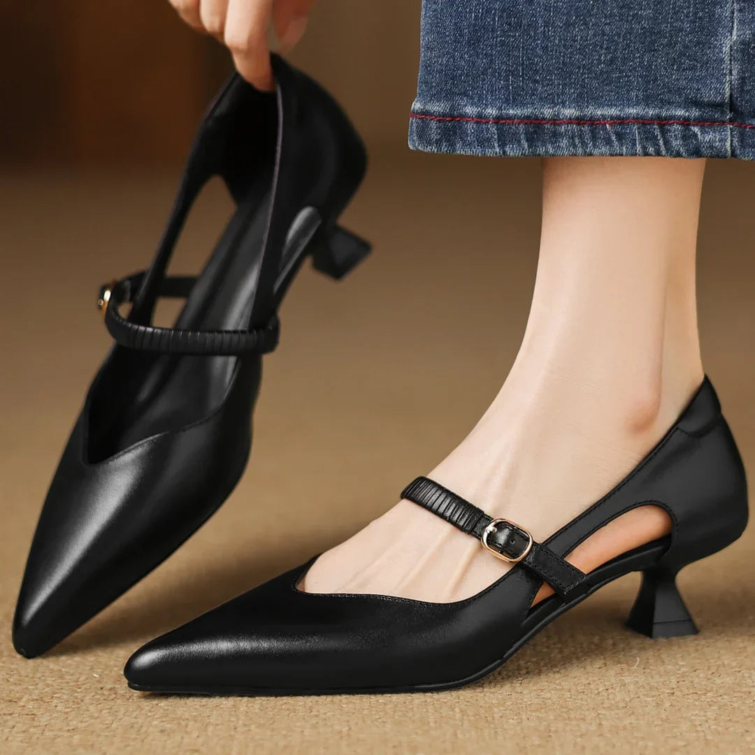 AVANI GENUINE LEATHER HEELS