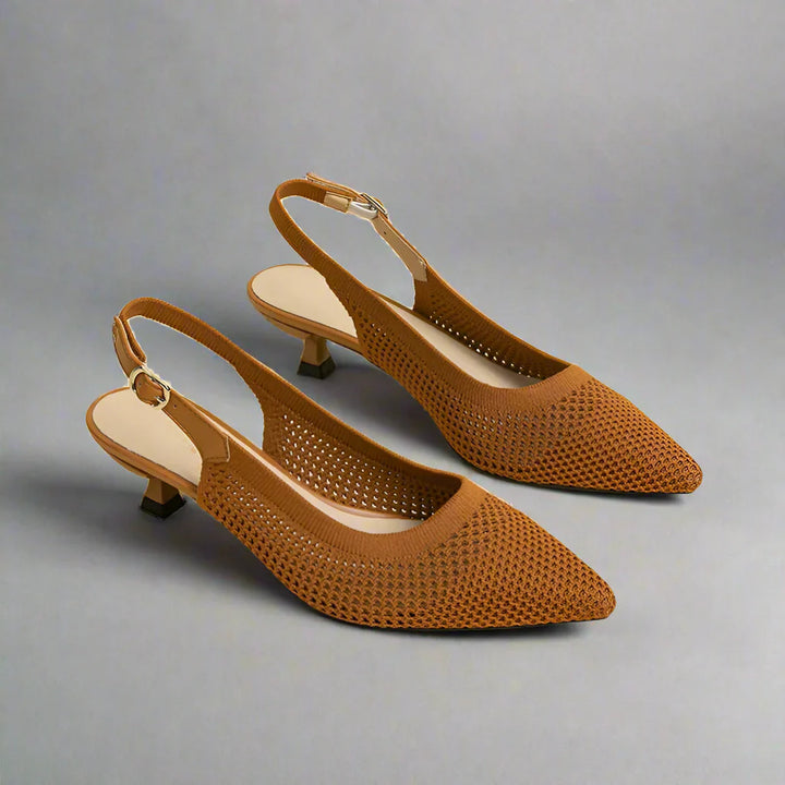 AVELINA MESH HEELS