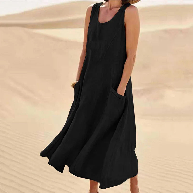 Isabelle - Casual, Loose-Fitting Long Summer Dresses