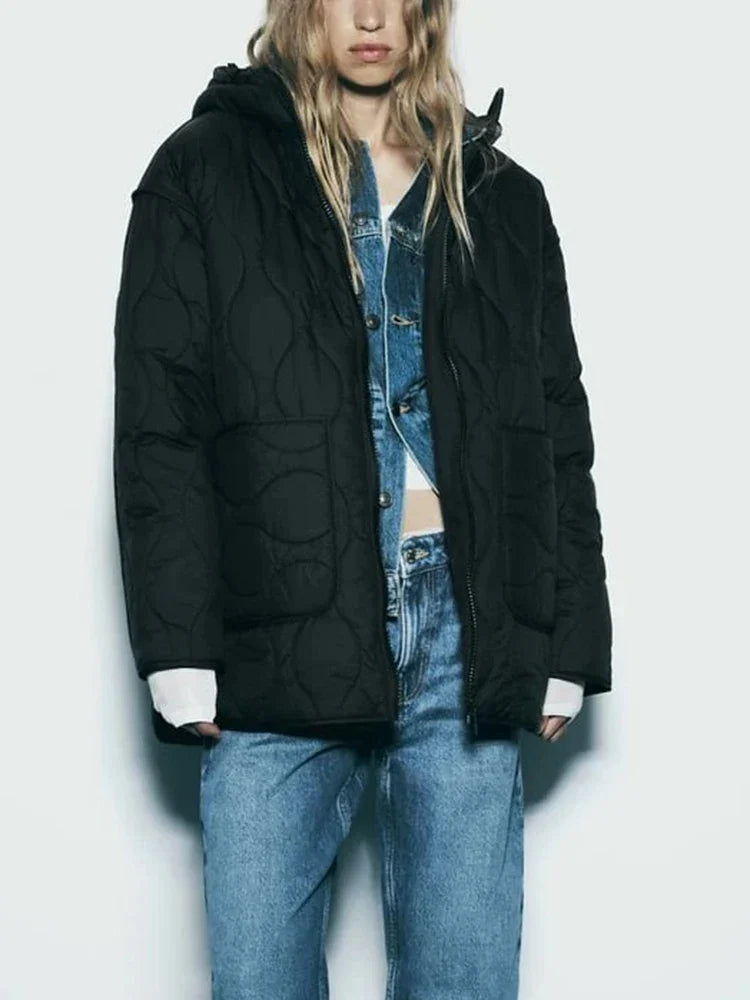 Vara | Relaxed Fit Hooded Winter Jacket with Cosy Build for Women