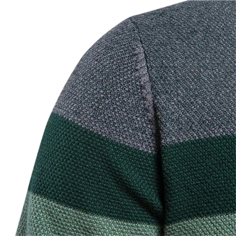 Norwin | Crewneck Knit Sweater in Soft Stretch Cotton for Men