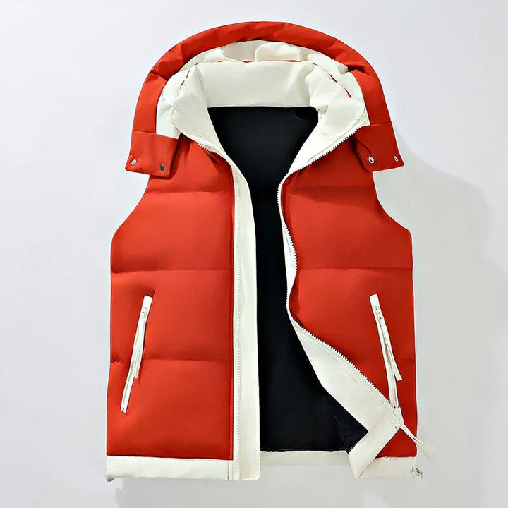 Kenton | Insulated Puffer Vest with Detachable Hood for Men