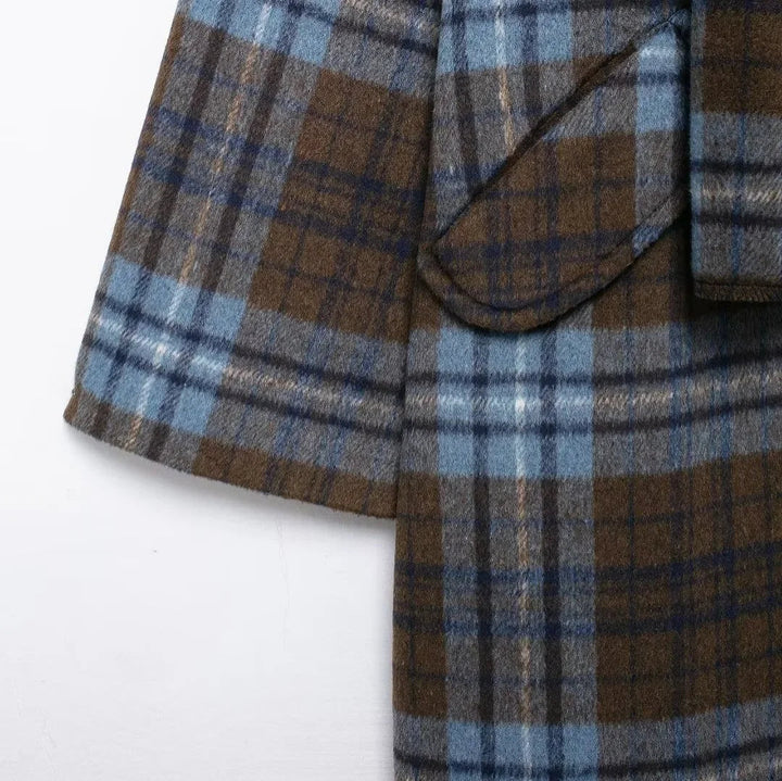 Eleanor | Plaid Wool Coat with Timeless Check Pattern for Women