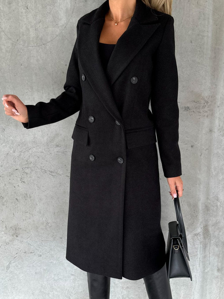 Jolie | Longline Coat with Softly Tailored Structure for Women