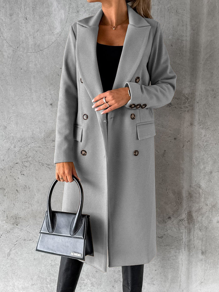 Jolie | Longline Coat with Softly Tailored Structure for Women