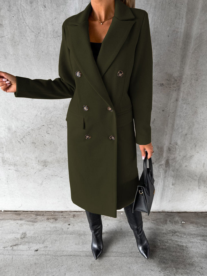 Jolie | Longline Coat with Softly Tailored Structure for Women