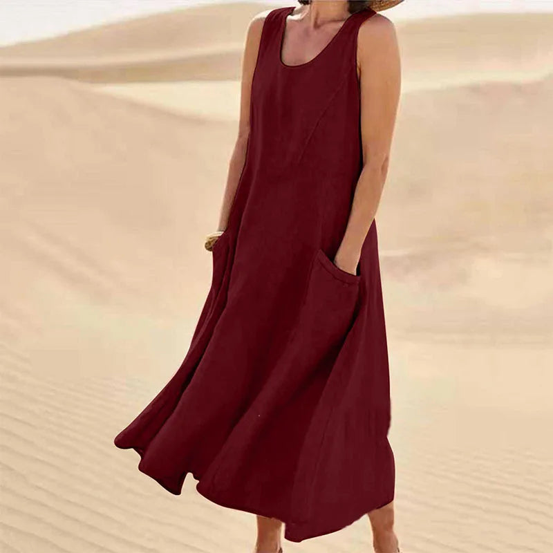 Isabelle - Casual, Loose-Fitting Long Summer Dresses