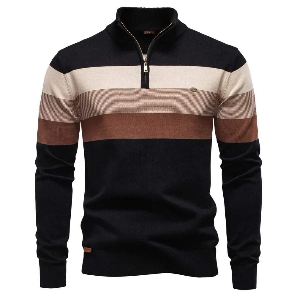 Neuhaus - Stylish Sweater With Stand-Up Collar
