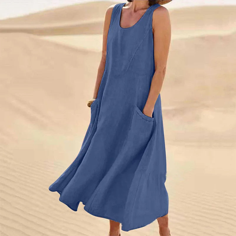 Isabelle - Casual, Loose-Fitting Long Summer Dresses